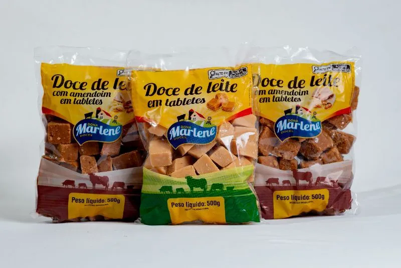 Doce de leite com Amendoim em Tabletes